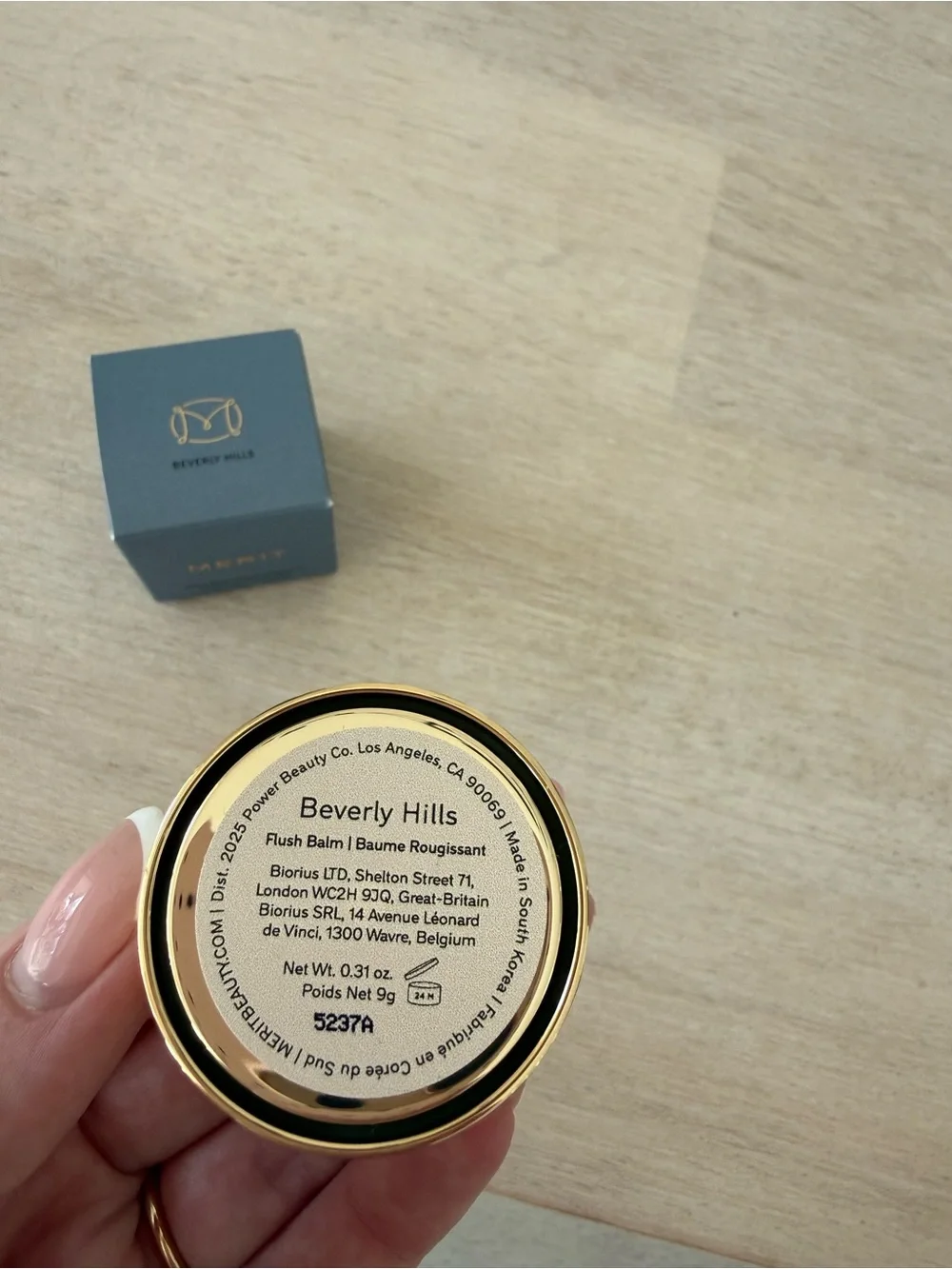 MERIT Flush Balm - Shade is ‘Beverly Hills’